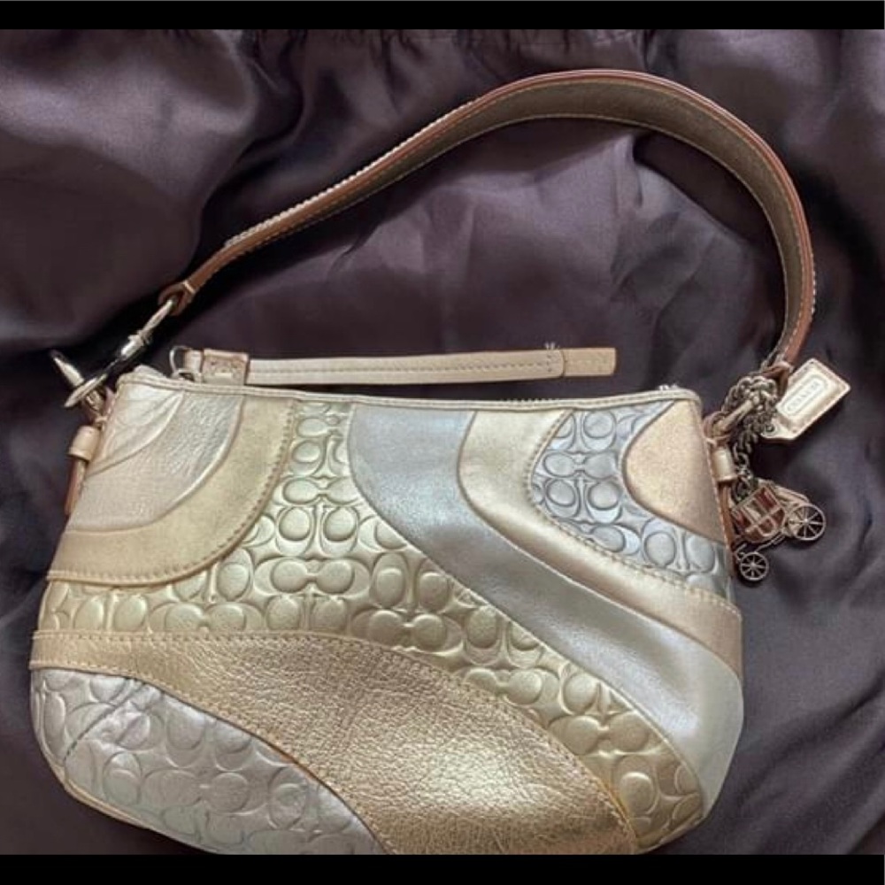 Coach Leather Patchwork Shoulder Bag. - image 1